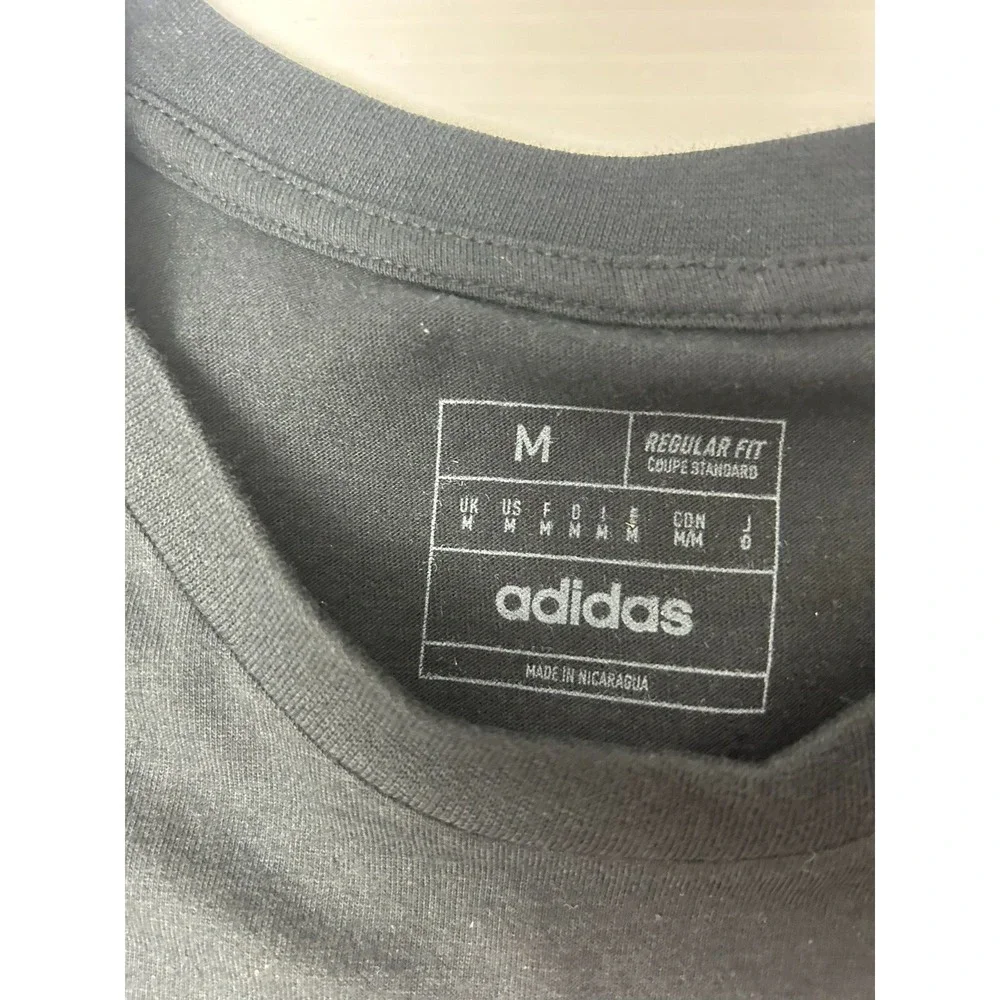 Adidas Adult Size Medium Inter Miami CF Messi #10 Unveil Black T-Shirt